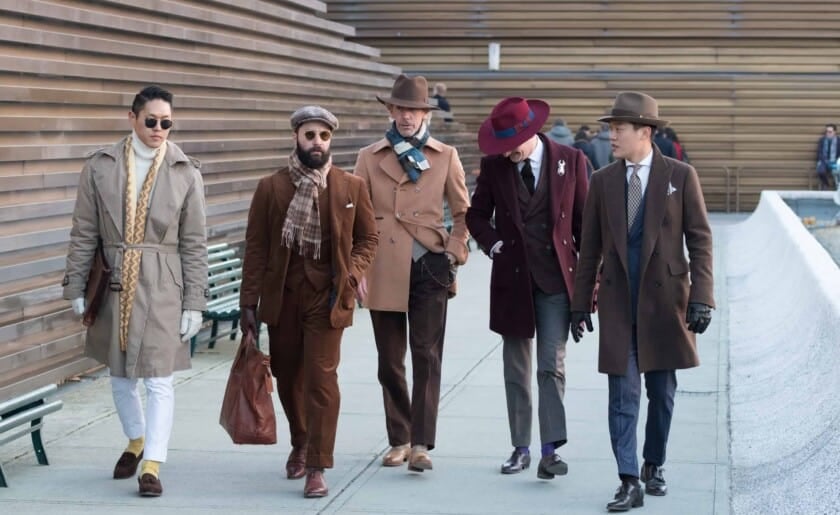 Dandy Cover 3000 1 5 Dandys walking together at Pitti Uomo