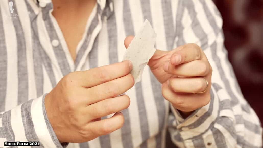Foam pad added on the insole of the shoe