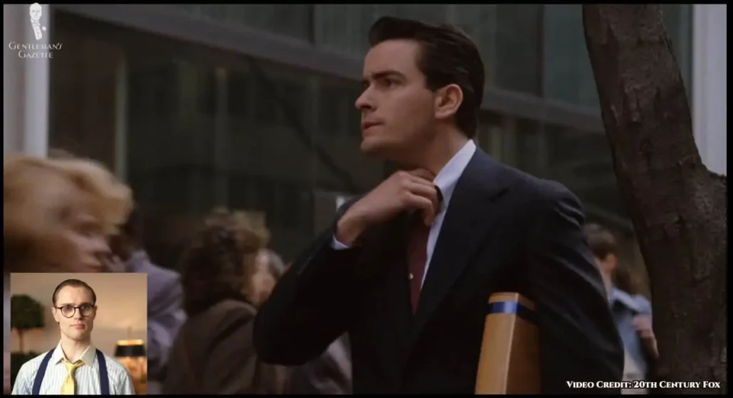 Fox wearing an unflattering suit