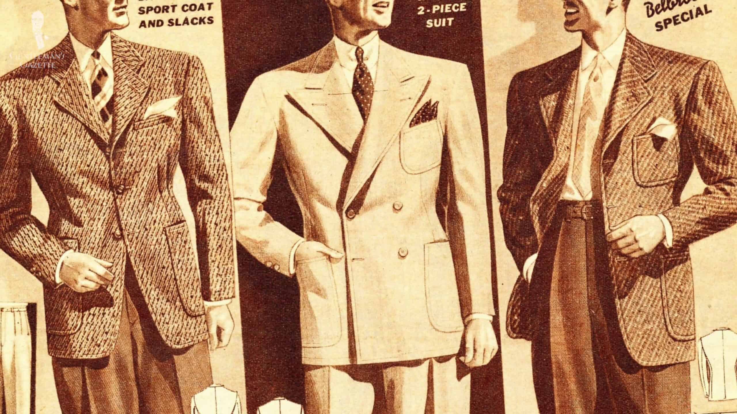 1940s mens fashion uk