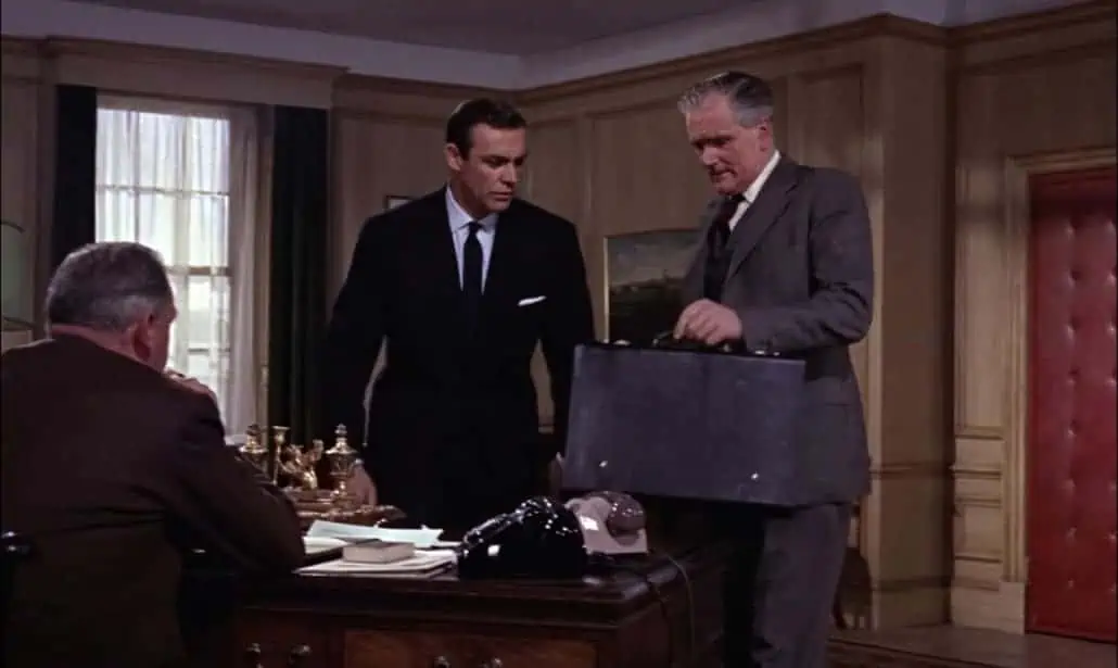 James Bond attaché case made famous in the 1963 film From Russia With Love.
