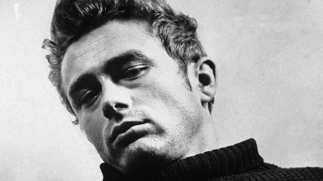 James Dean with his less-shaven look.