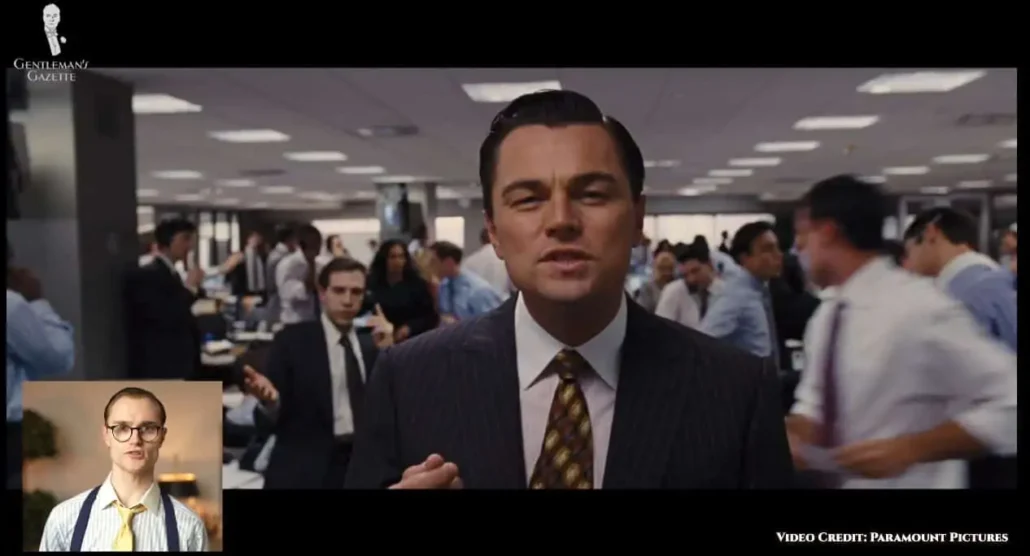 Leonardo DiCaprio as Jordan Belfort in The Wolf Of Wall Street (2013)