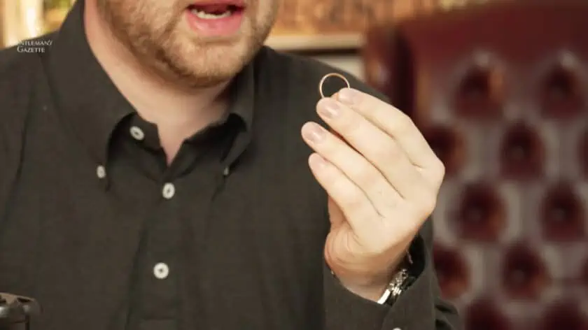 Nathan's wedding ring.