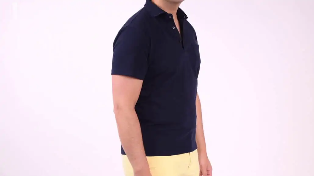 Raphael wearing a Ralph Lauren polo shirt