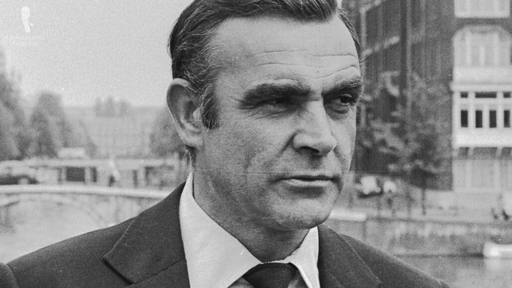 Sean Connery as James Bond.