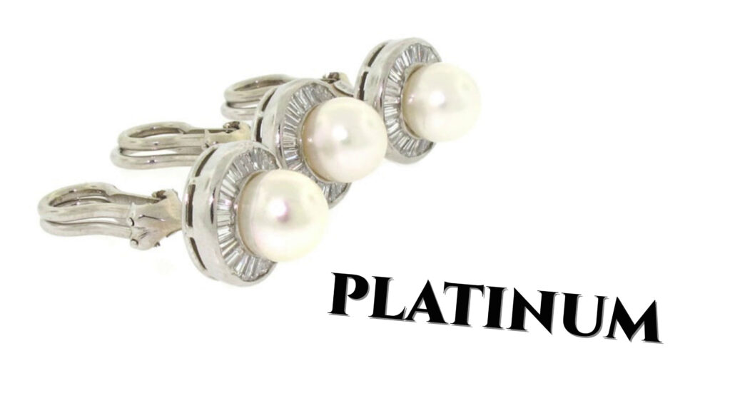 Shirt studs made of platinum are rare and can be expensive