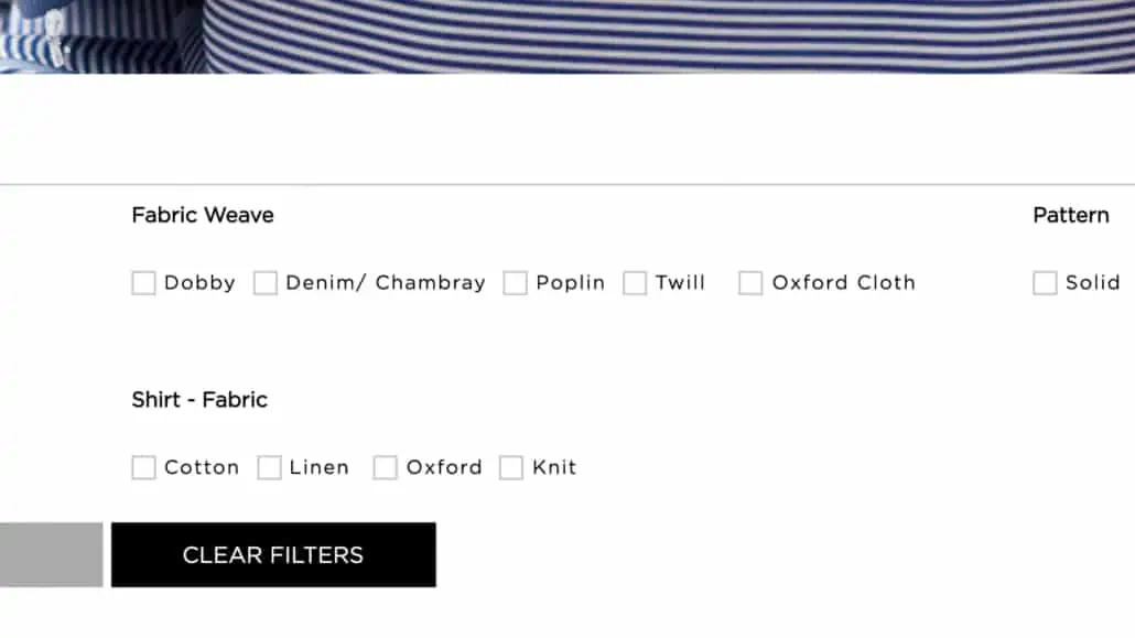 Spier & Mackay’s fabric selection page.
