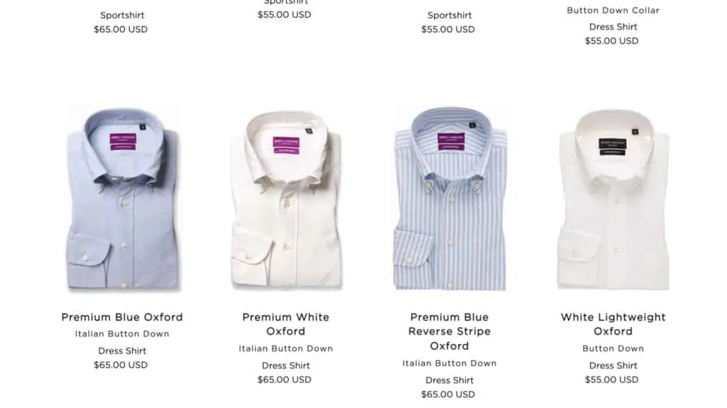 A selection of Spier & Mackay shirts.