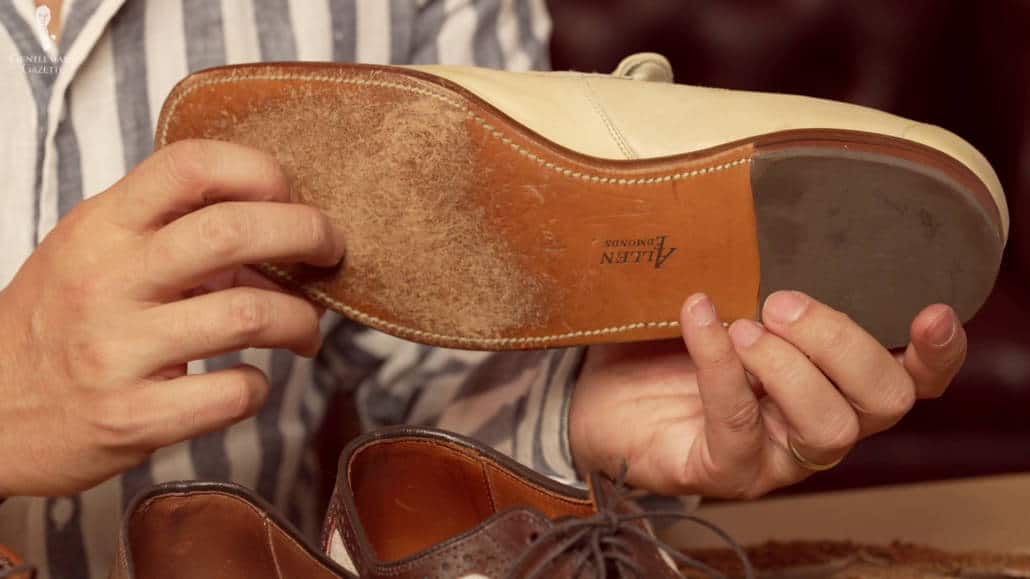 The Biscayne shoes have a higher stitch density compared to the rest of the styles.