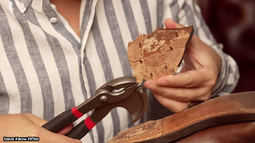 The Leeds shoes also have Allen Edmonds' customary 7 nails.