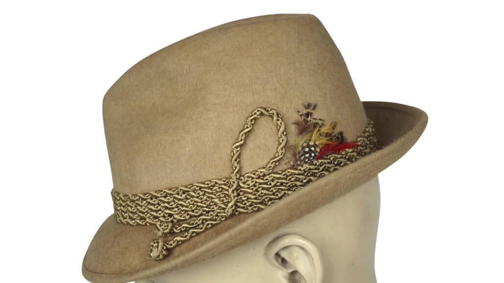The Trilby hat was shaved down and angled differently in the 1960s.