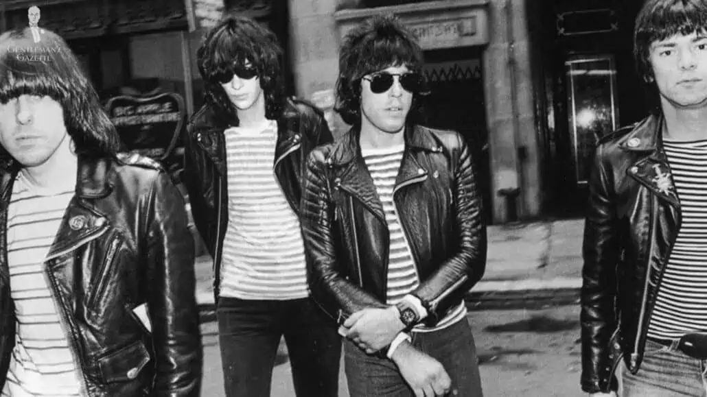 The popular band The Ramones wearing Perfecto jackets.