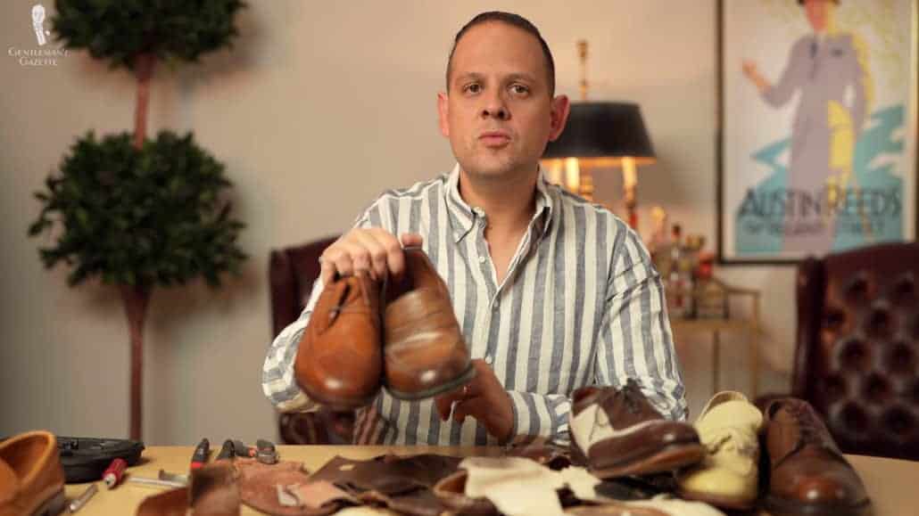 Only two of the six styles featured a wooden shank.