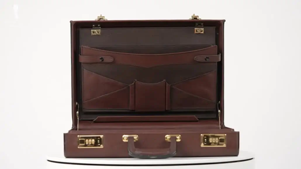 An  attaché case is technically a type of briefcase.