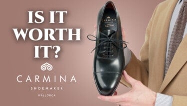 Preston's black Carmina Oxfords