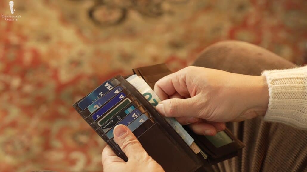 Raphael's coat wallet