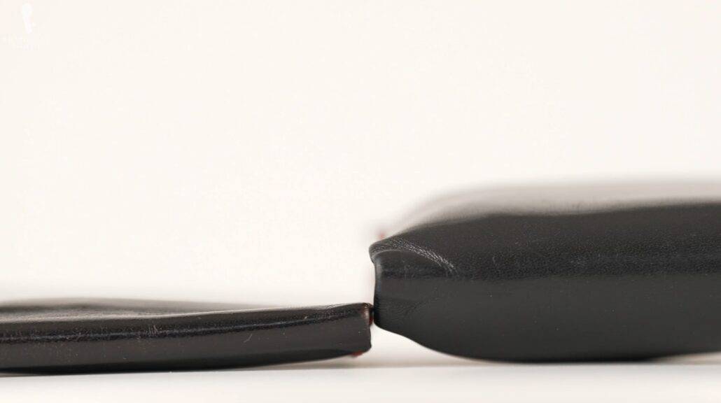 Go for a wallet with a slim feel; overstuffed wallets do not look elegant at all!