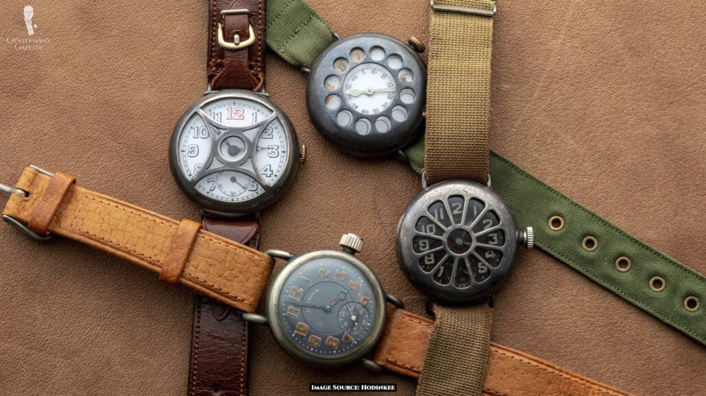 A Bunch Of Trench Watches A bunch of trench watches.