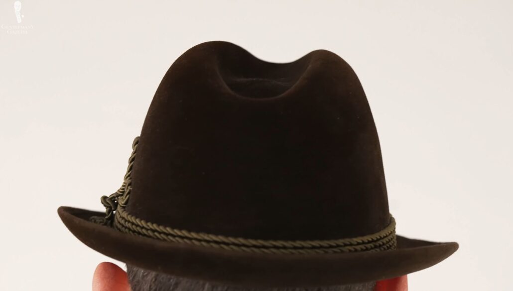 A closer look at the Wegener Bavarian velour hat from Steve Heck