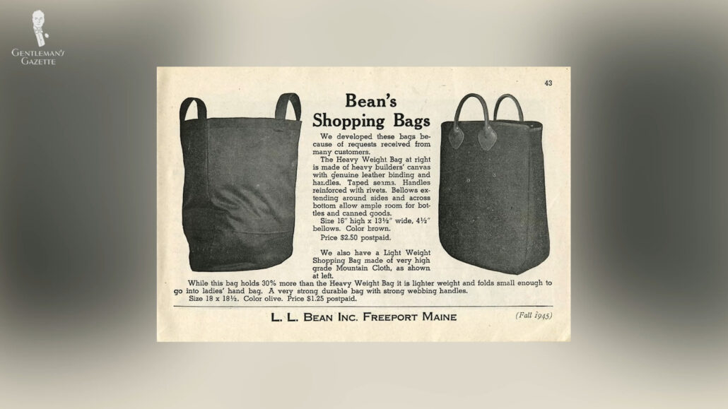 A smaller version of L.L. Bean's ice carrier bag.