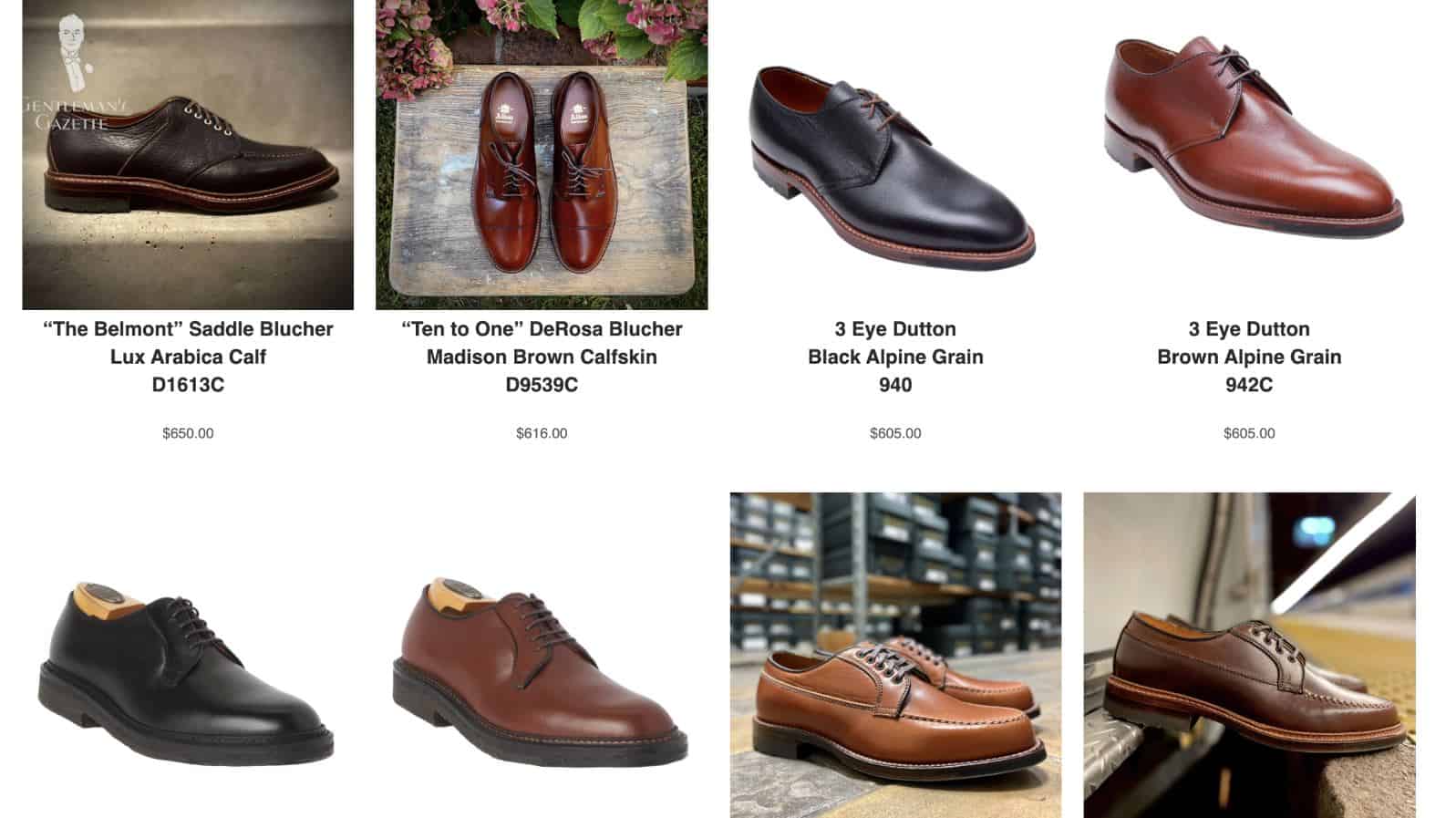 Ranking Men's RTW Shoes Over 500 (28 BEST & WORST Brands!) Gentleman