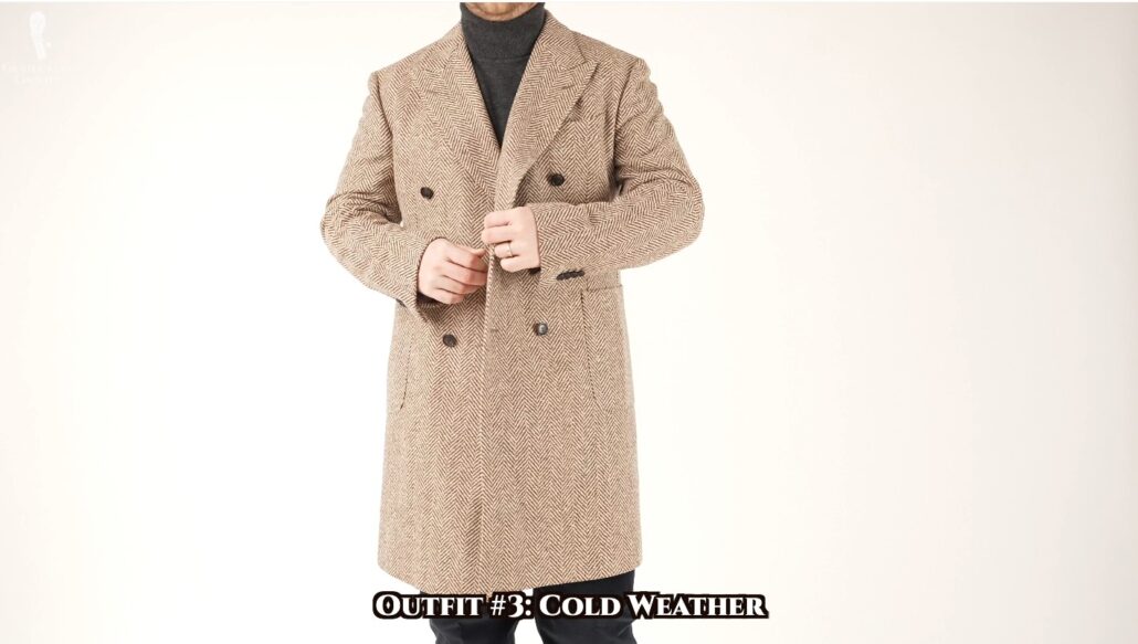 Nathan's elevated cold weather ensemble