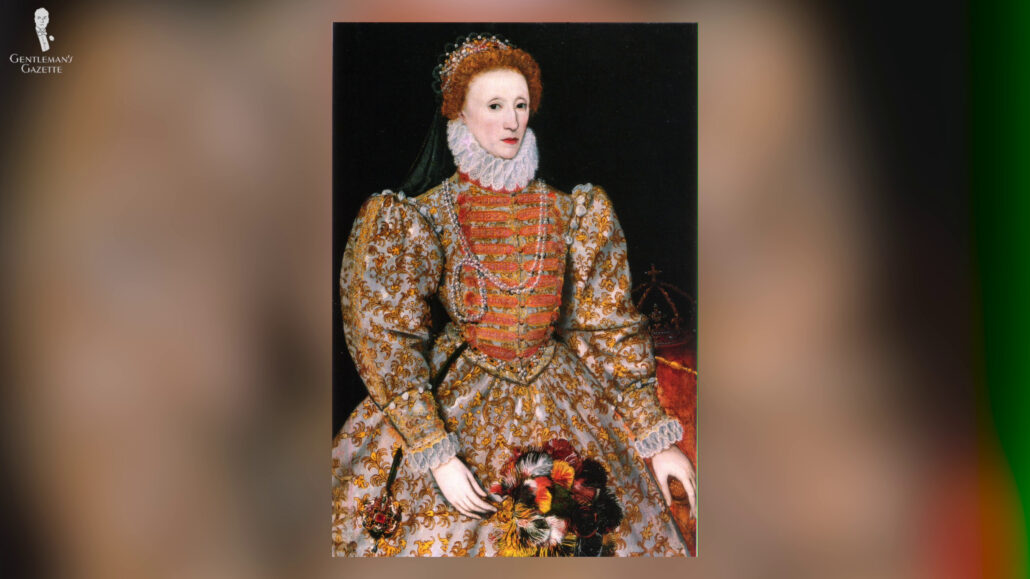 England's Elizabeth I received a wristwatch called "armed watch" as a gift.