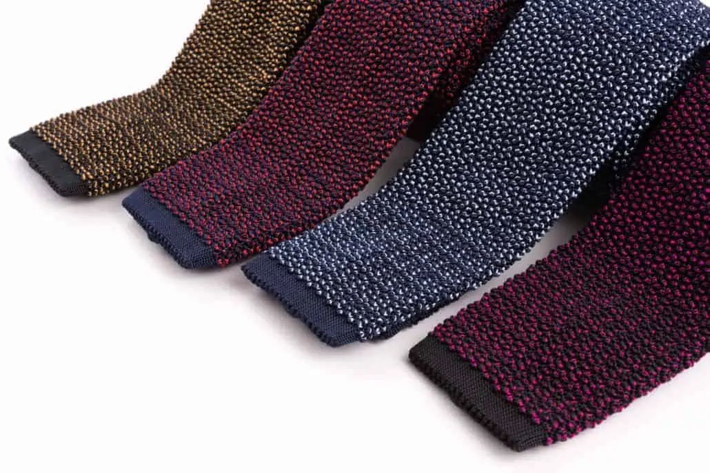 Fort Belvedere two-tone knit ties.
