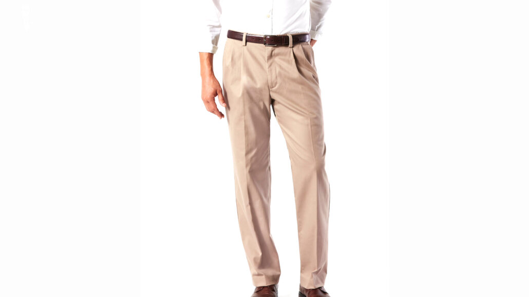 Khakis became a middle ground - not a formal suit but not as casual as a pair of jeans.