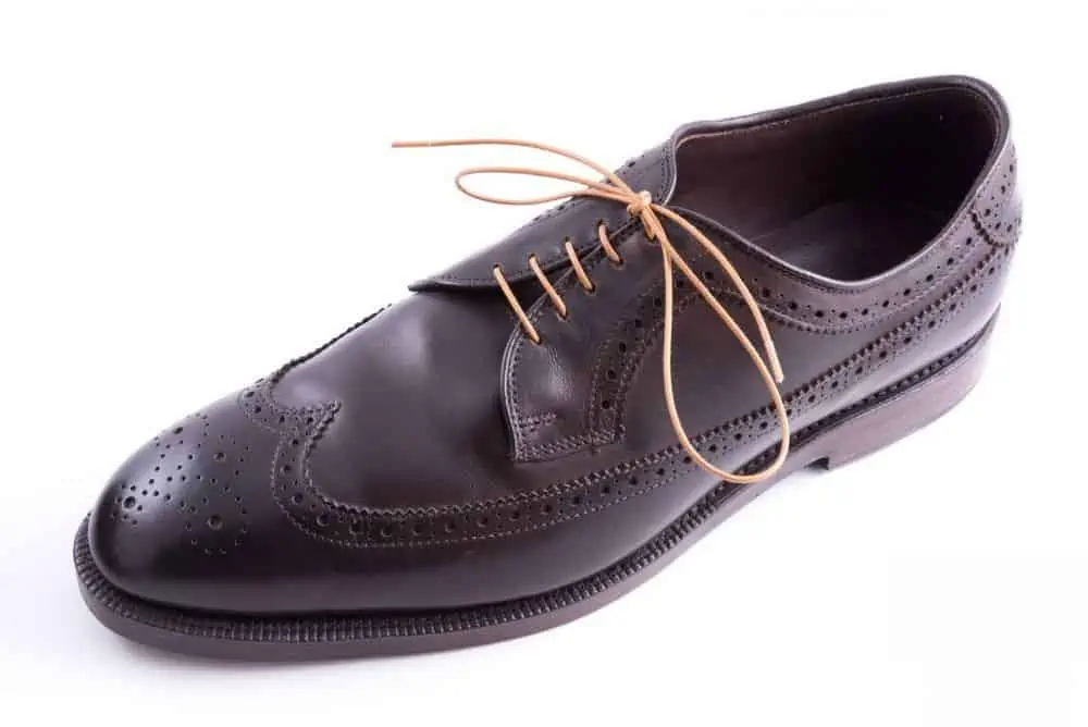 Light Brown Shoelaces Round - Waxed Cotton Dress Shoe Laces Luxury
