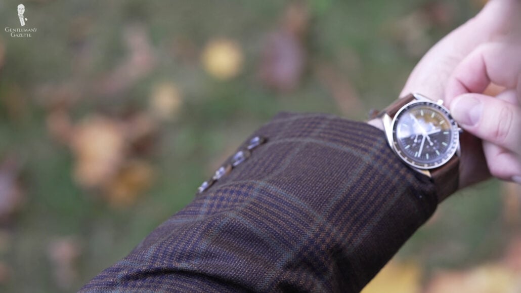 Nathan Winding His Wrist Watch Nathan winding his wrist watch