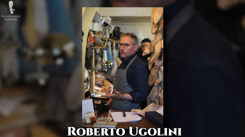 The late Italian bespoke shoemaker Roberto Ugolini