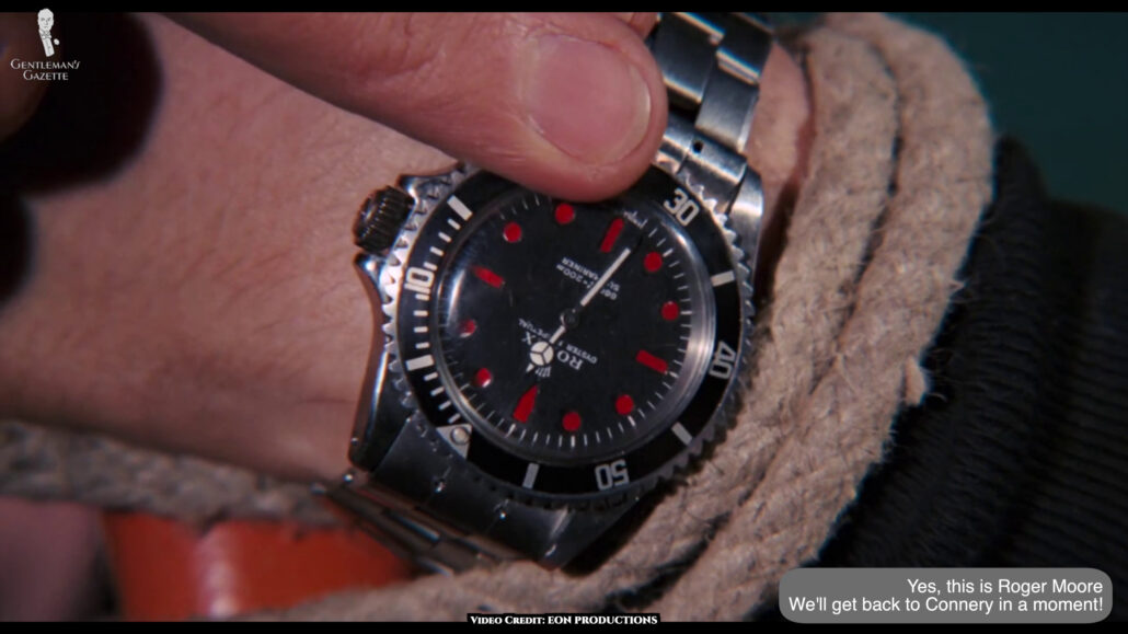 Rolex Submariner as seen in the James Bond movie