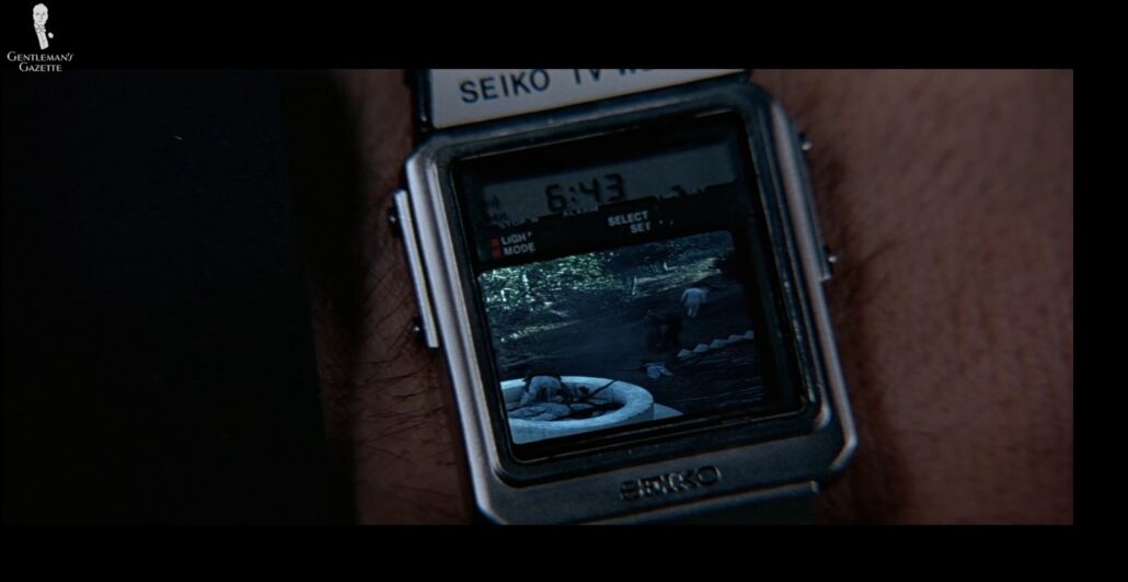 A simulation of the Seiko TV watch.