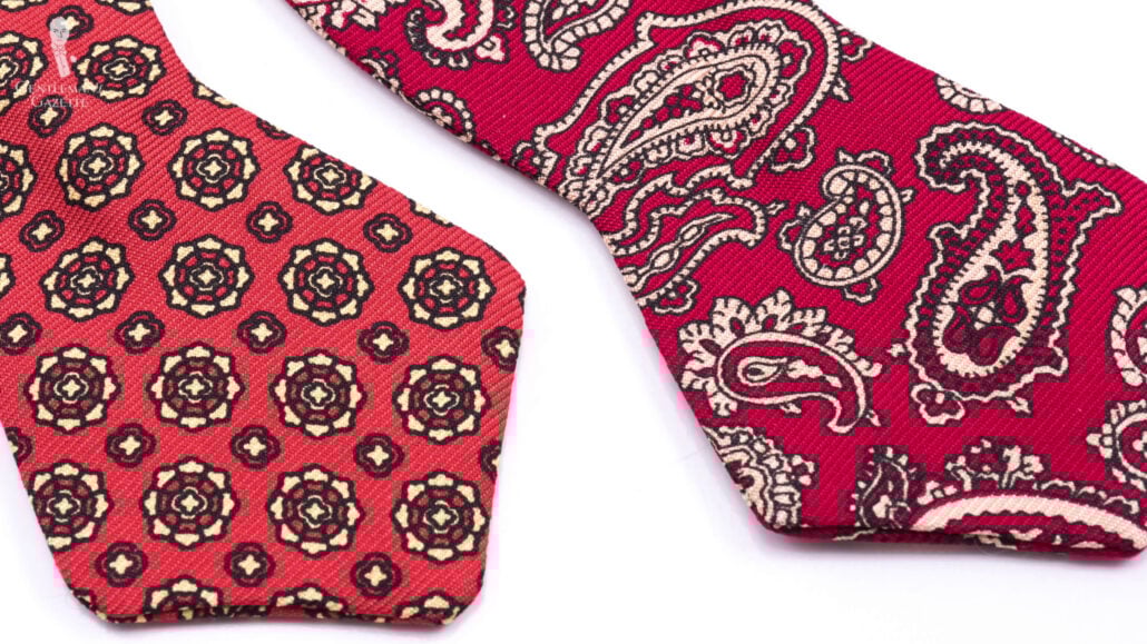 Silk is at the top of the list for bow tie materials because of its natural shine. They also come in different textures and finishes.