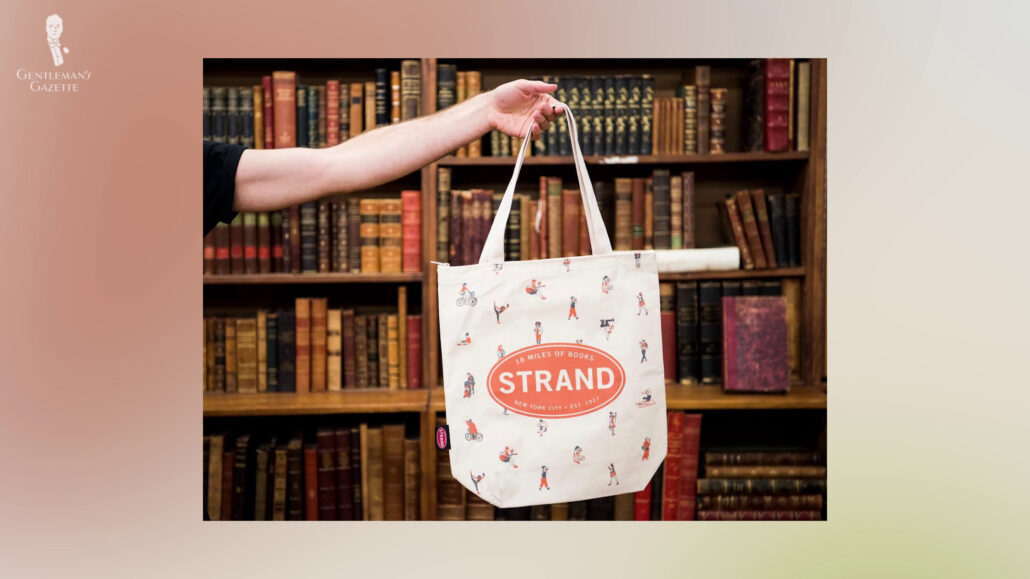 Strand canvass tote bag