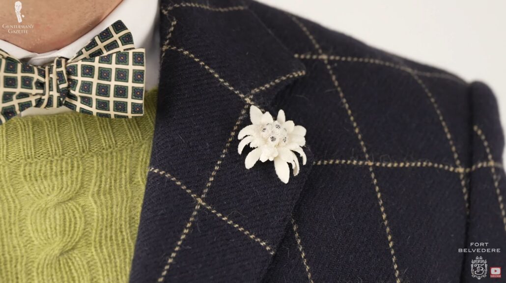 Edelweiss Boutonniere Buttonhole Flower from Fort Belvedere