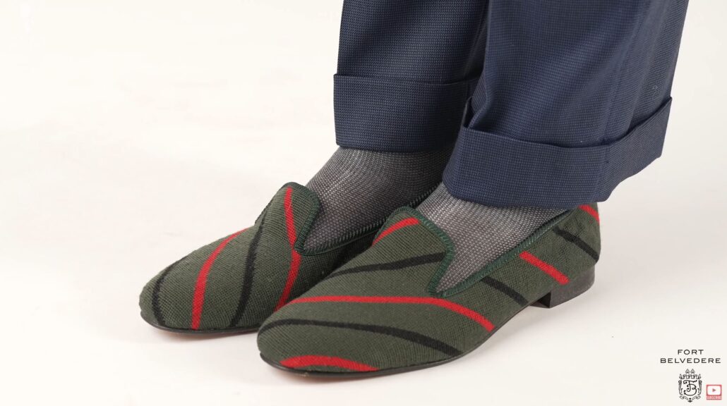 Charcoal Grey Melange Two Tone Solid Oxford Socks Fil d'Ecosse Cotton from Fort Belvedere