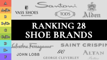 Ranking Men's RTW Shoes over $500 (28 BEST & WORST Brands!)