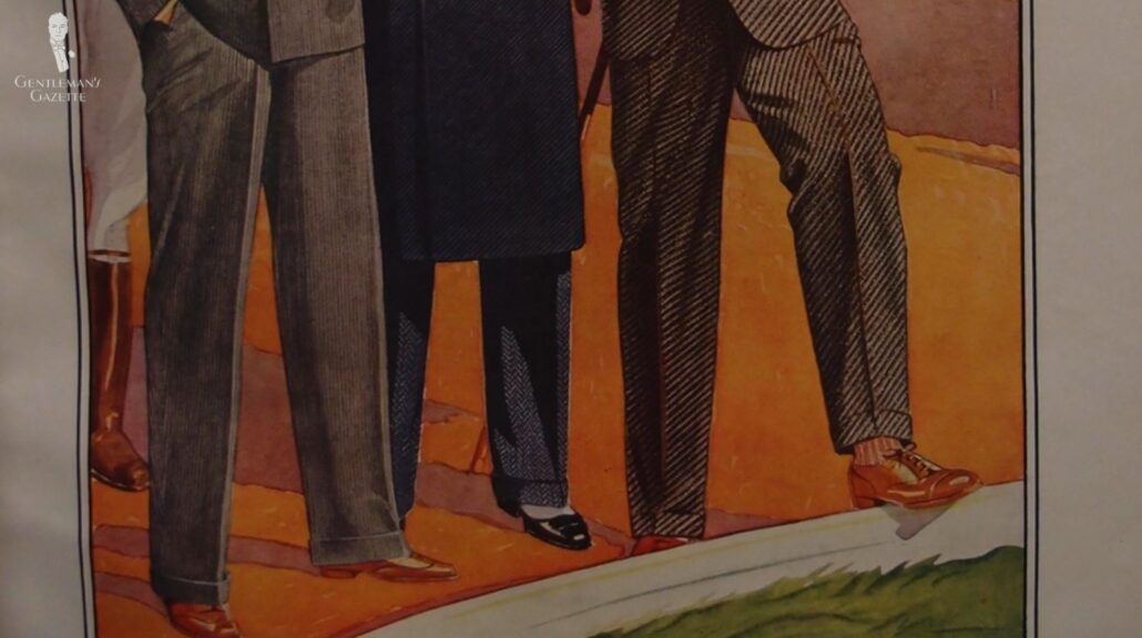 In the 1930s, pants got bigger and fuller.