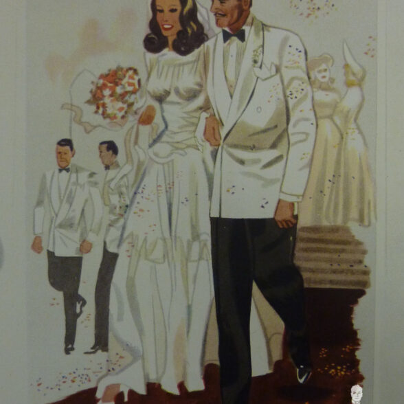 An illustration of a Black Tie wedding
