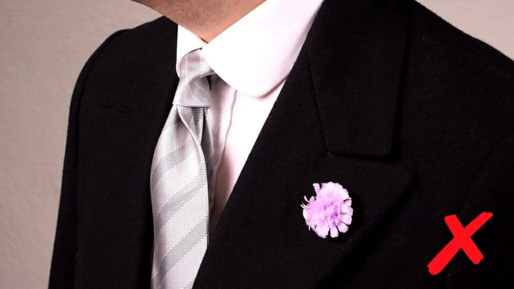 Do not wear a black jacket with a white shirt if you have a light skin tone