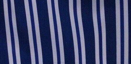 An example of halo stripes. in indigo.