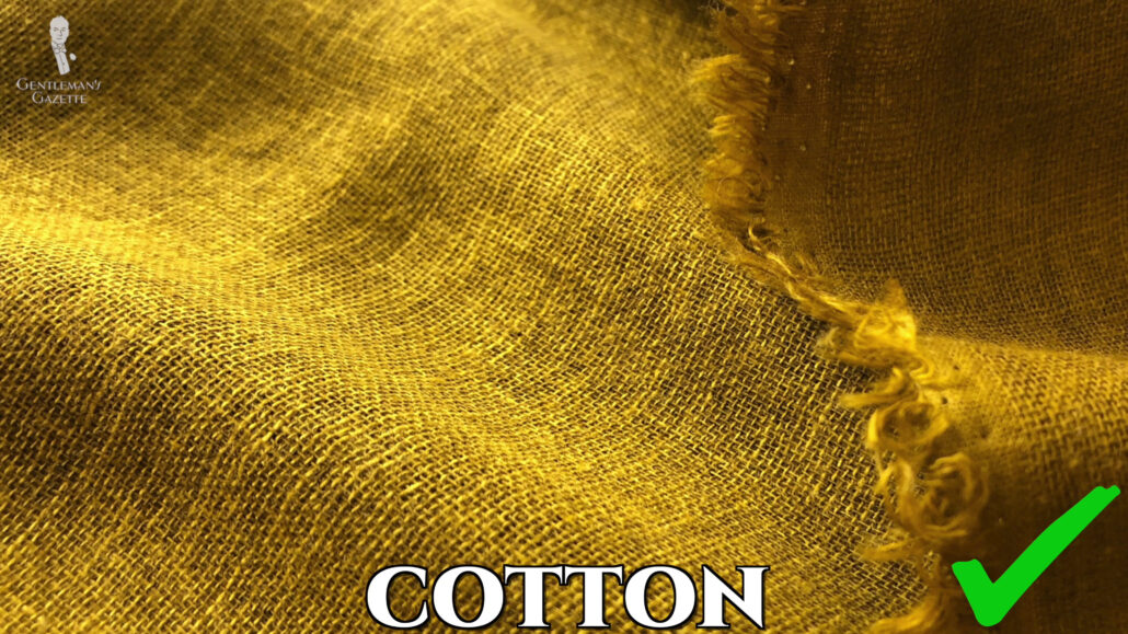 Only certain cotton can make exceptional suit material.