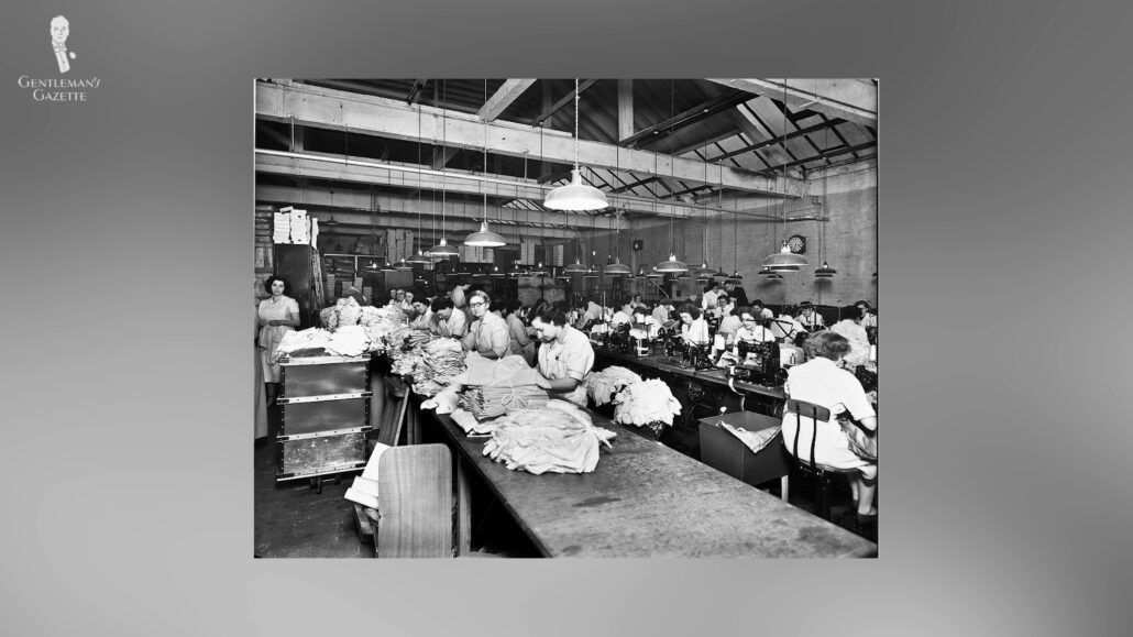 Sunspel factory workers