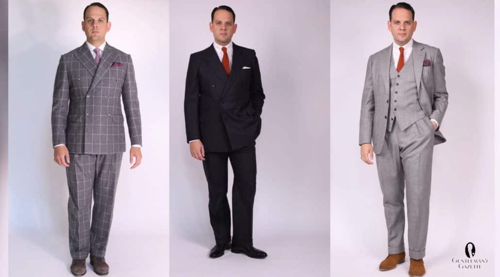 Sven Raphael Schneider wearing well-fitted suits.