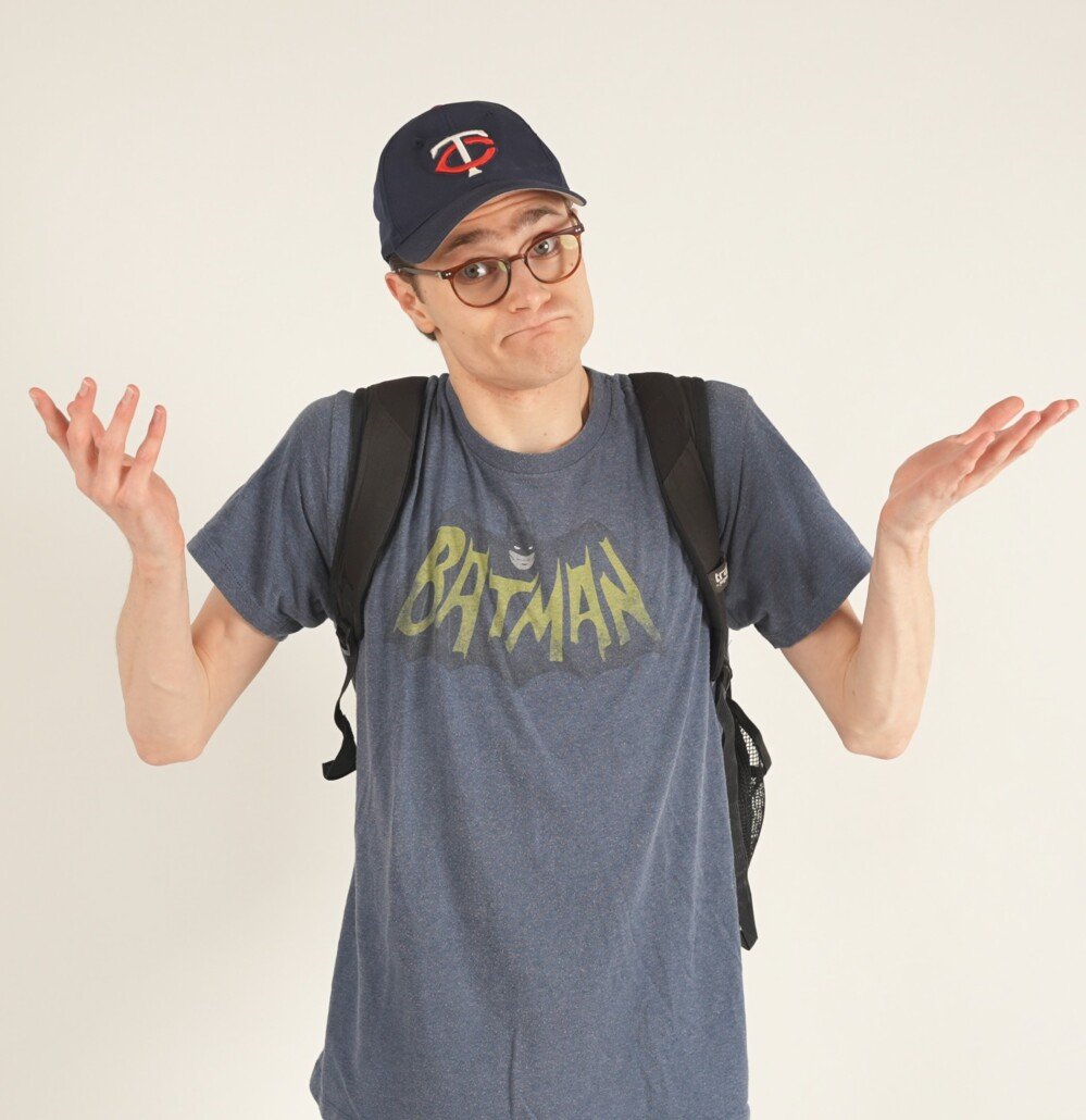 Preston Shrugs Wearing A Casual Baseball Cap Preston shrugs wearing a casual baseball cap