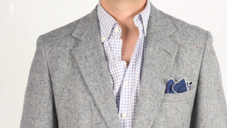 The simple addition of a pocket square add visual interest especially when you happen to be wearing a jacket without a neckwear.