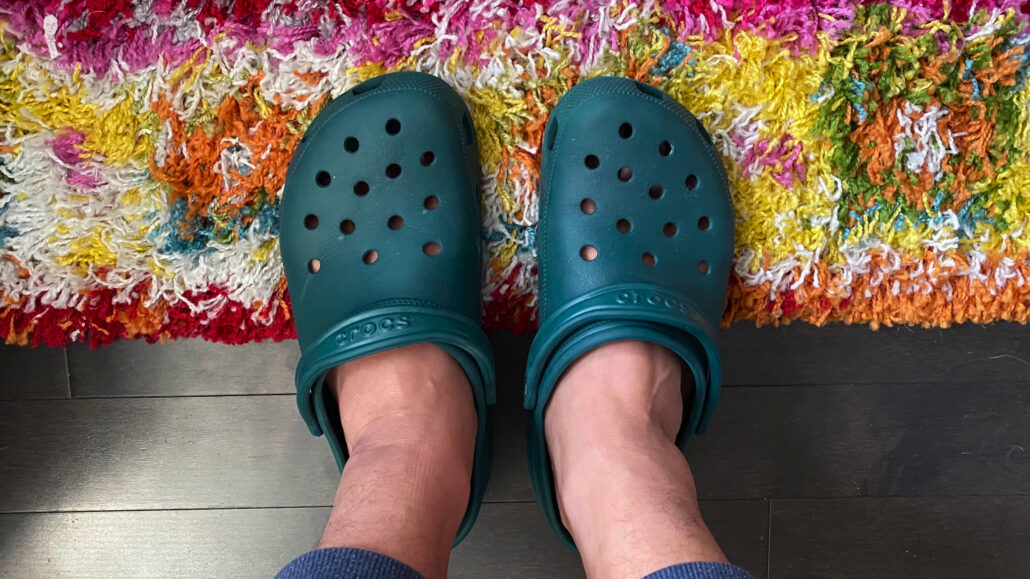 Crocs were originally designed as boat shoes.